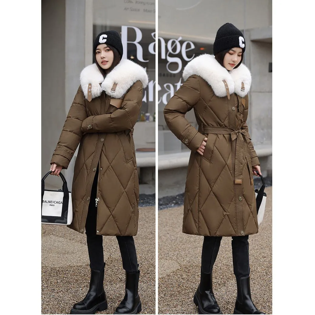 Fur Collar Thickened Puffer Coat