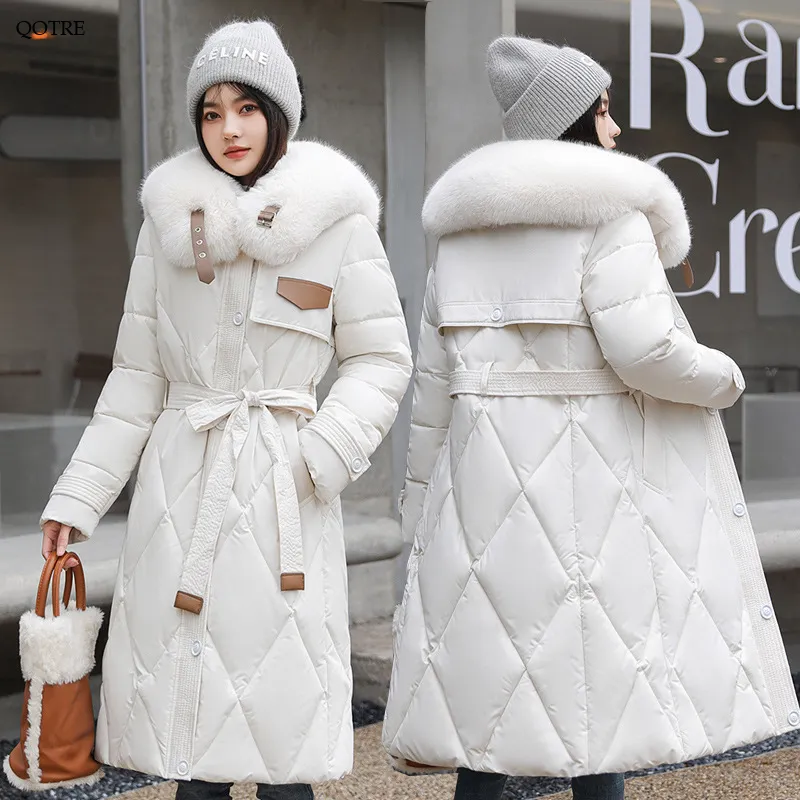 Fur Collar Thickened Puffer Coat