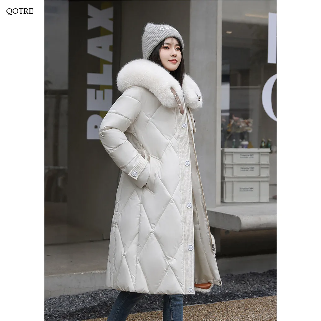 Fur Collar Thickened Puffer Coat