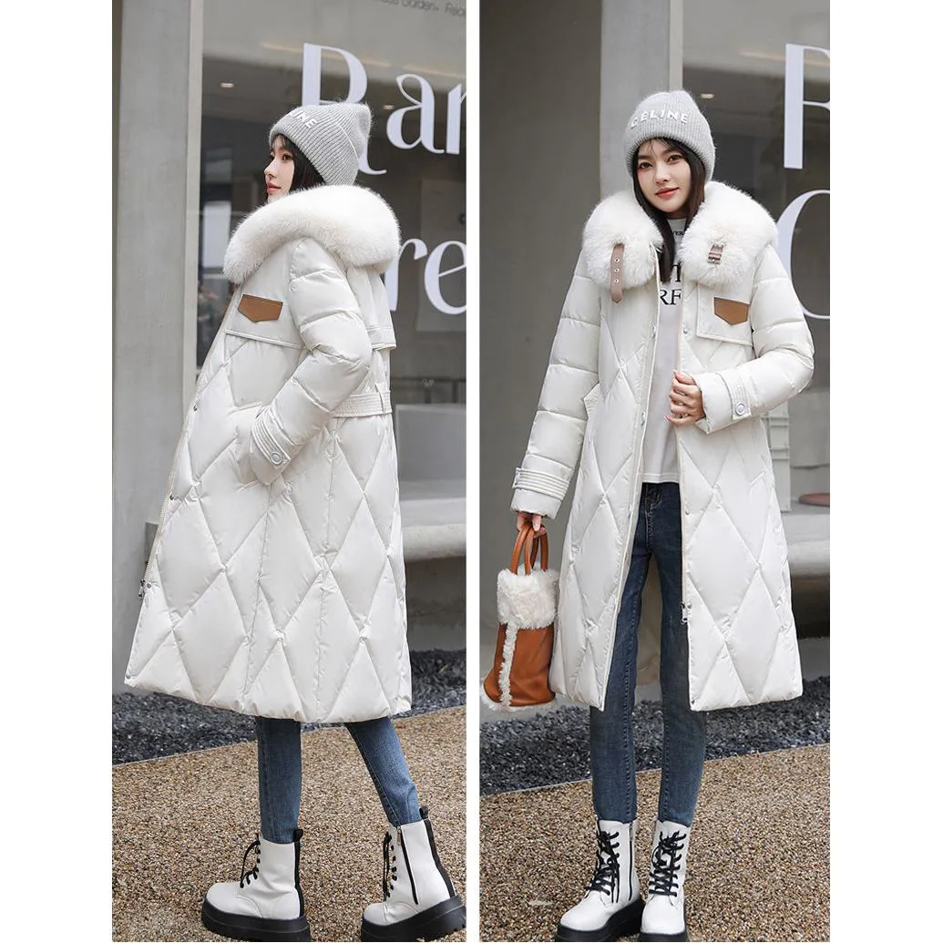 Fur Collar Thickened Puffer Coat