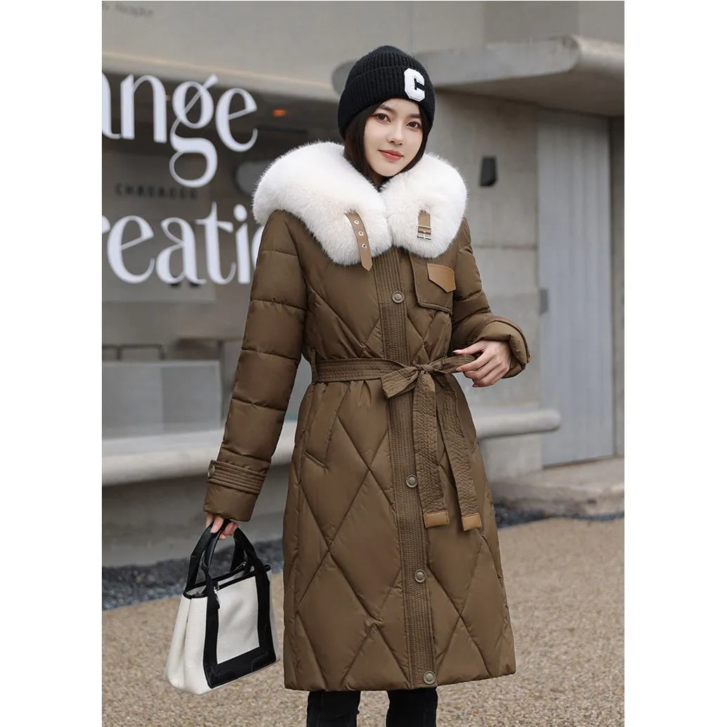 Fur Collar Thickened Puffer Coat