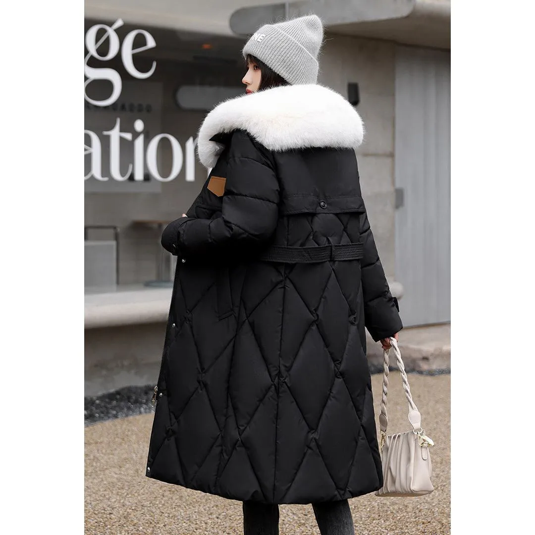 Fur Collar Thickened Puffer Coat