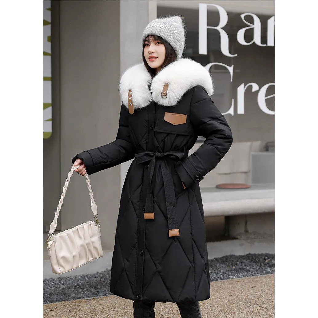 Fur Collar Thickened Puffer Coat