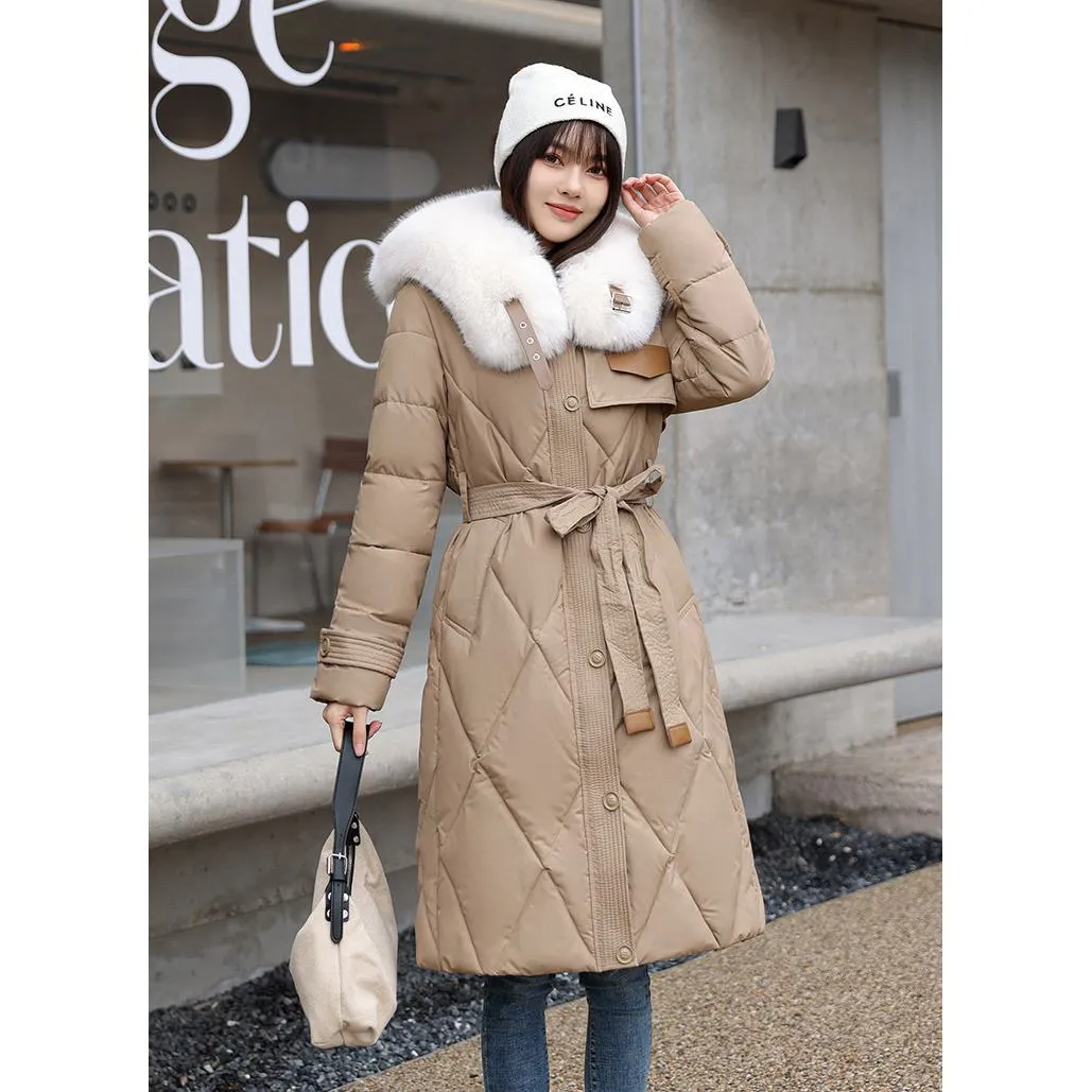 Fur Collar Thickened Puffer Coat