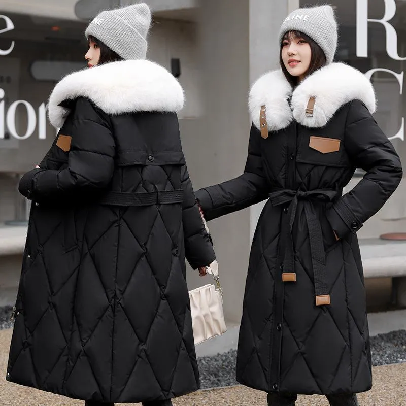 Fur Collar Thickened Puffer Coat