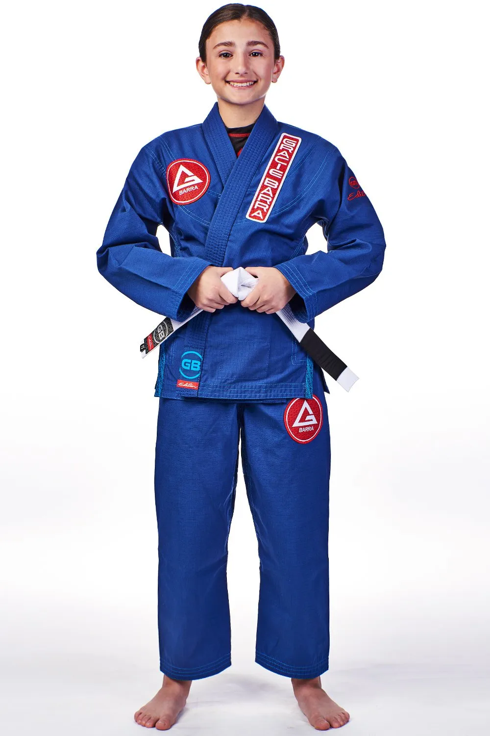 GBK LITE RIPSTOP KIMONO W/ BELT - BLUE