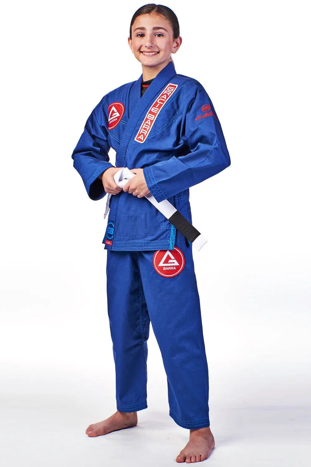 GBK LITE RIPSTOP KIMONO W/ BELT - BLUE