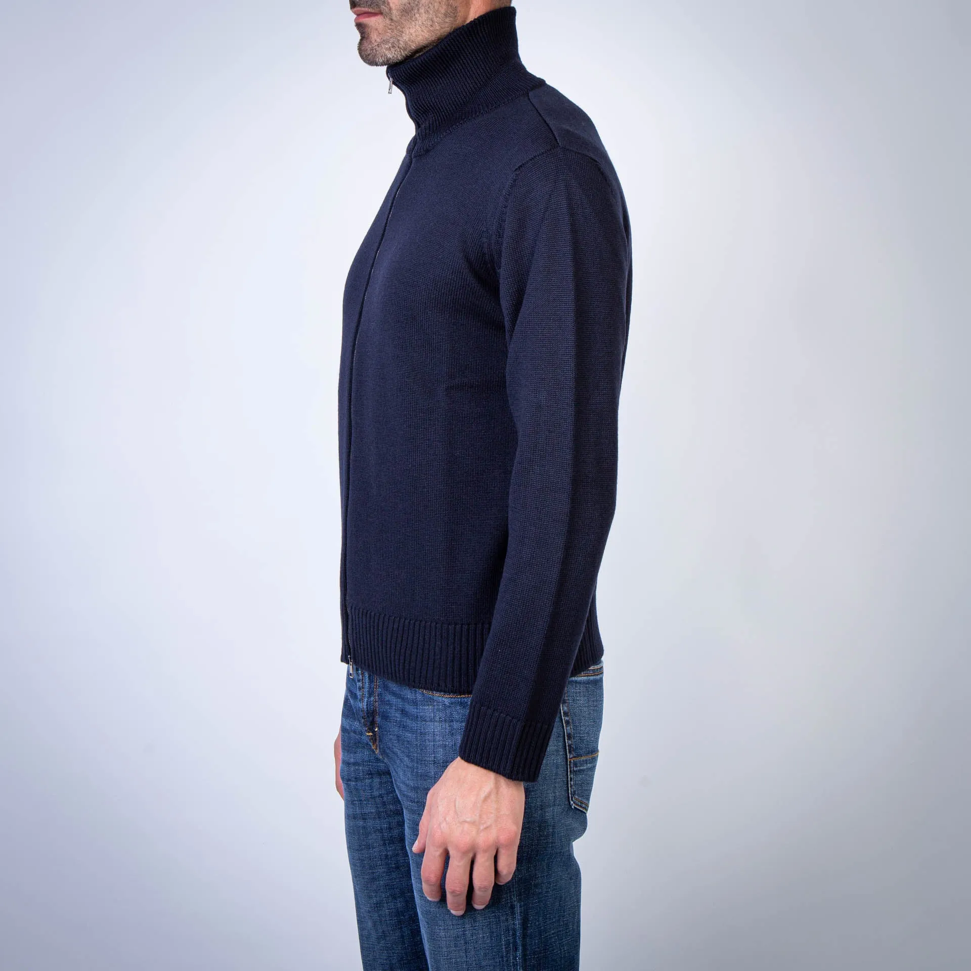 GRP FIRENZE SWEATER TEC 7.04 ZIP JACKET NIGHT BLU