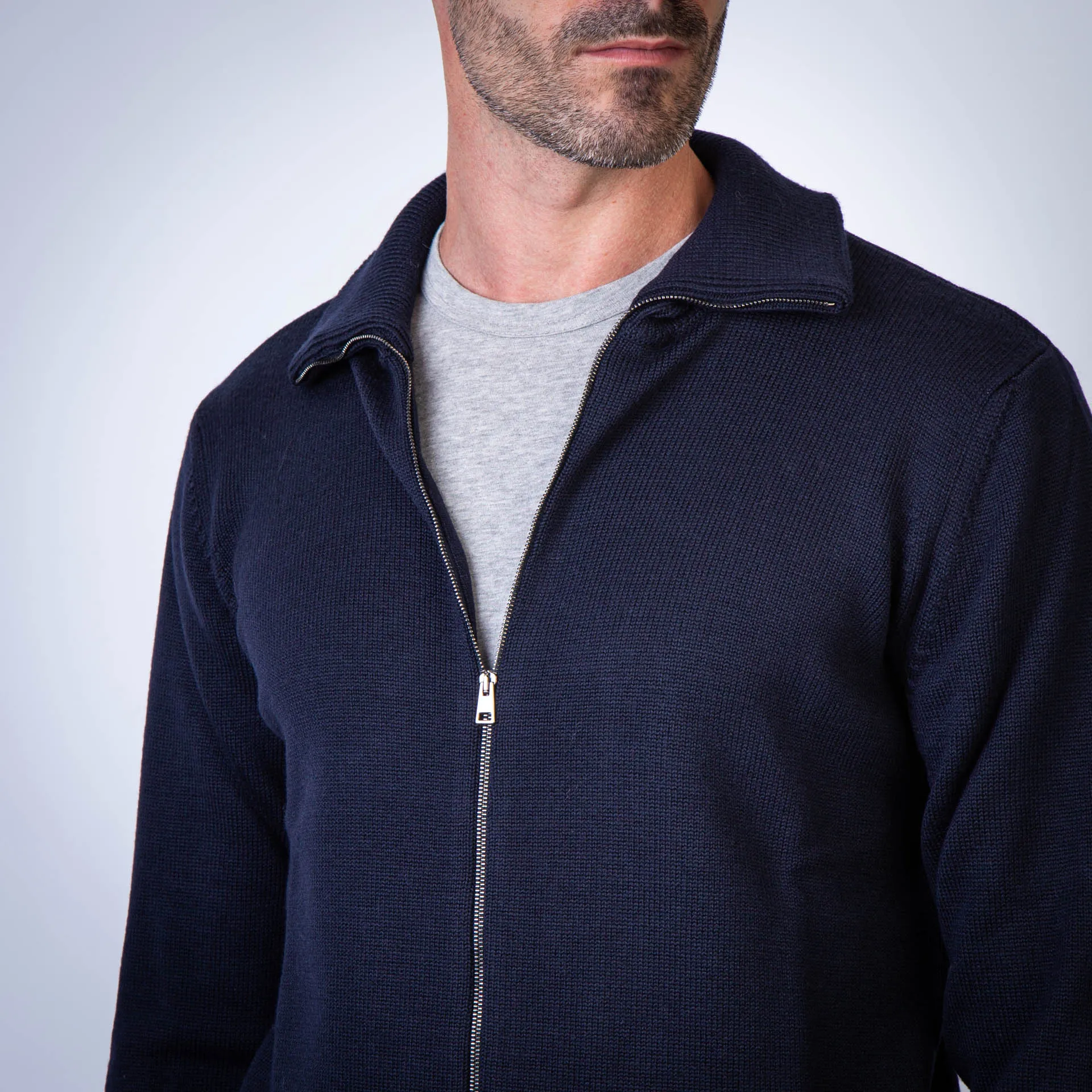 GRP FIRENZE SWEATER TEC 7.04 ZIP JACKET NIGHT BLU