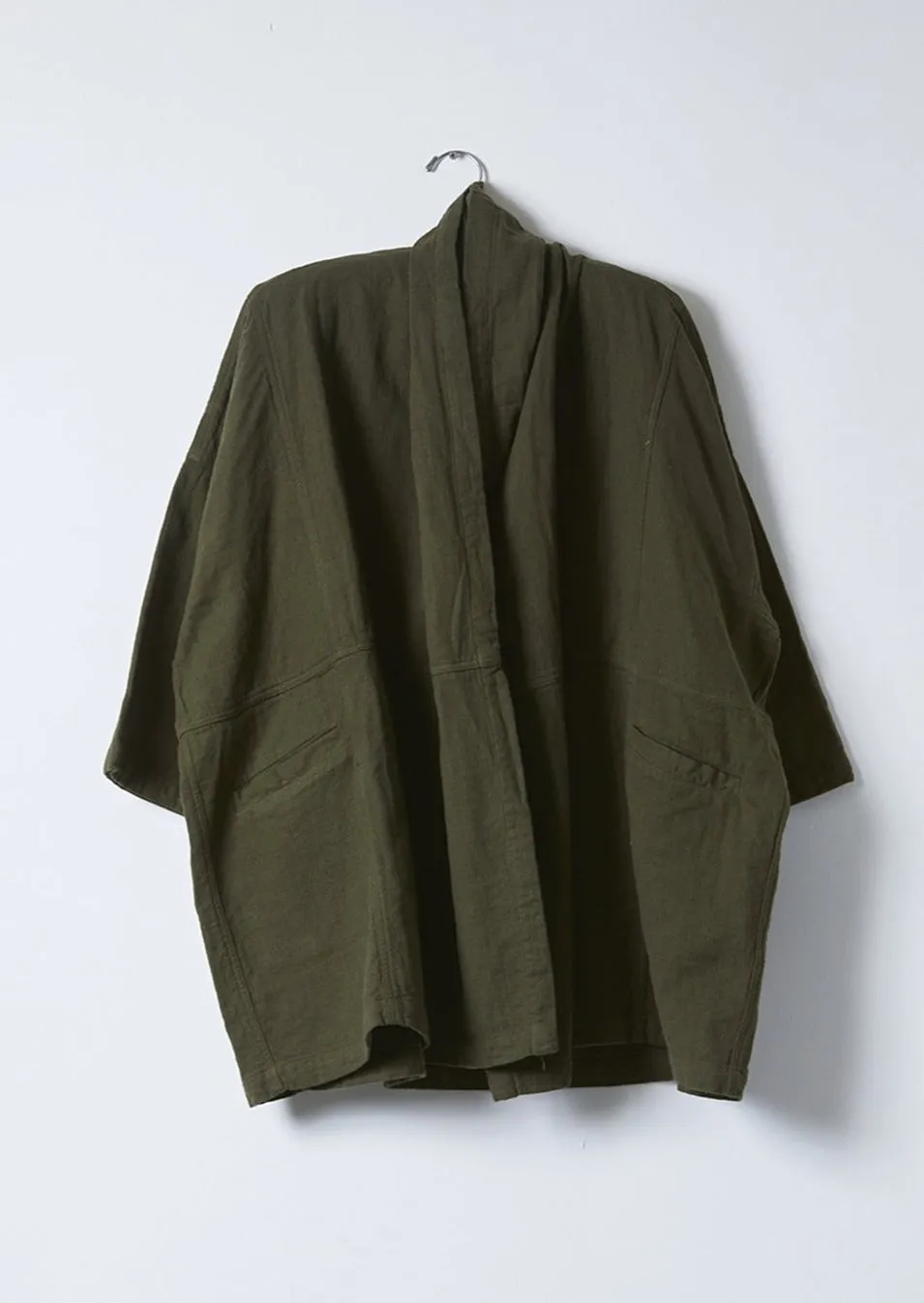 Haori Coat, Hunter Green