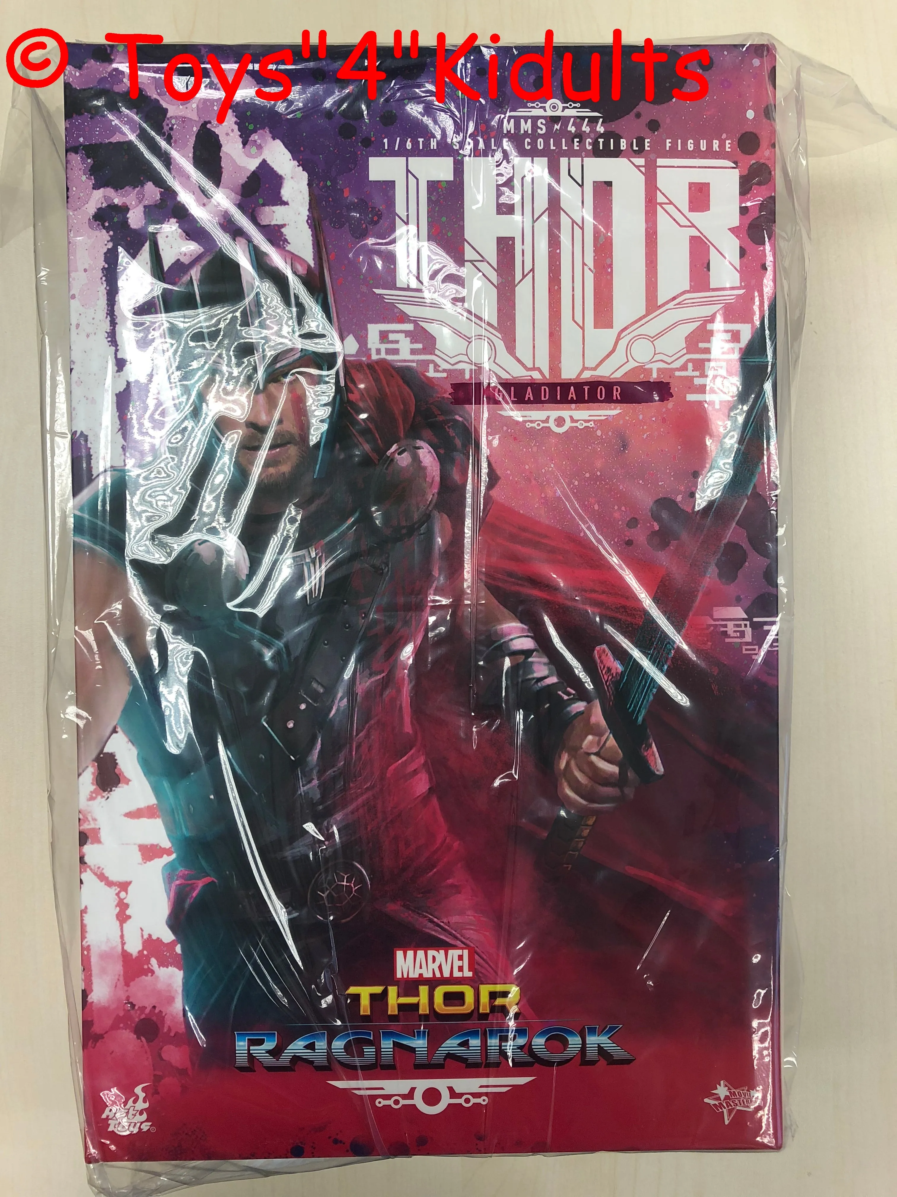 Hottoys Hot Toys 1/6 Scale MMS444 MMS 444 Thor 3 Ragnarok - Thor (Gladiator Version) Action Figure NEW