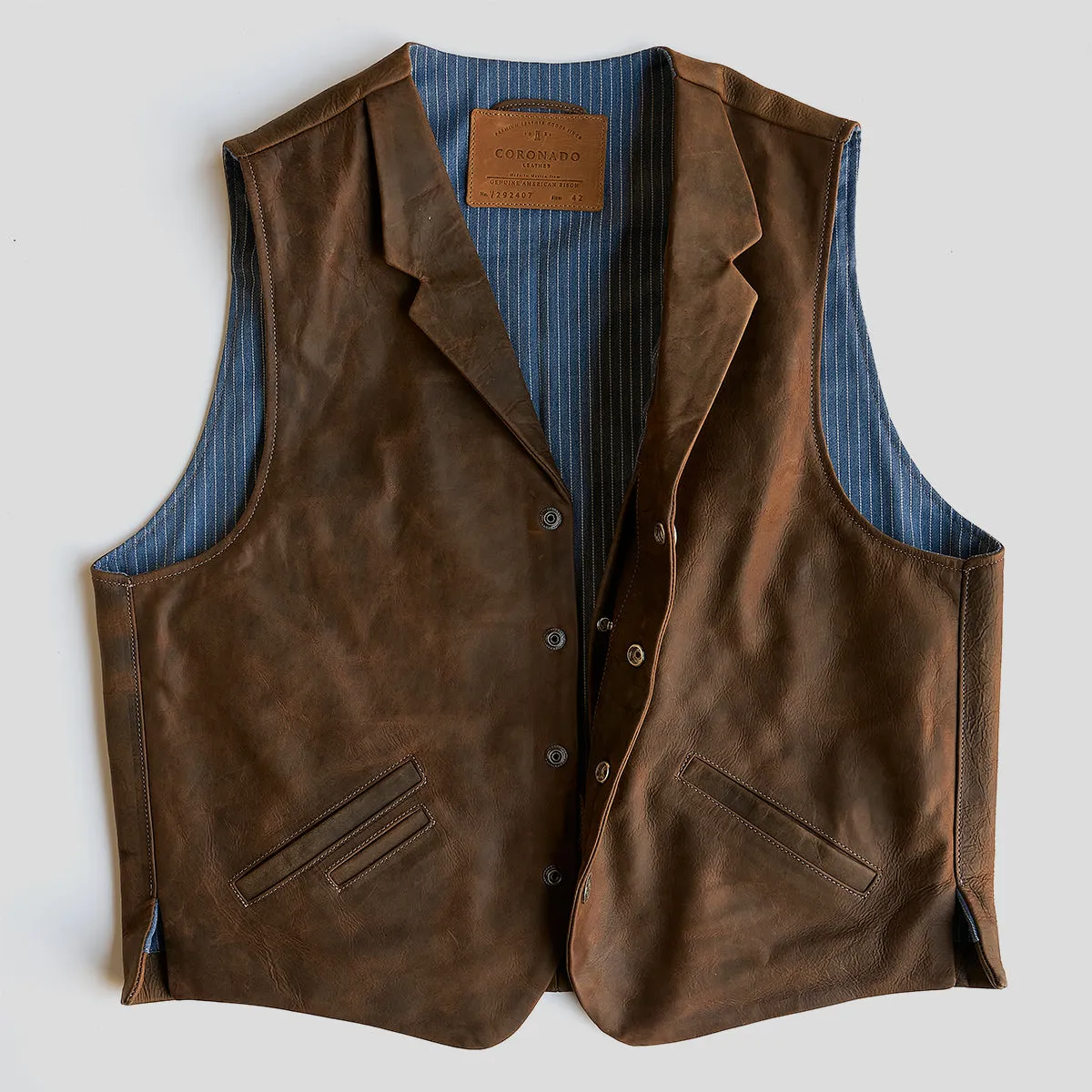 Indy Bison Lapel Vest No.29