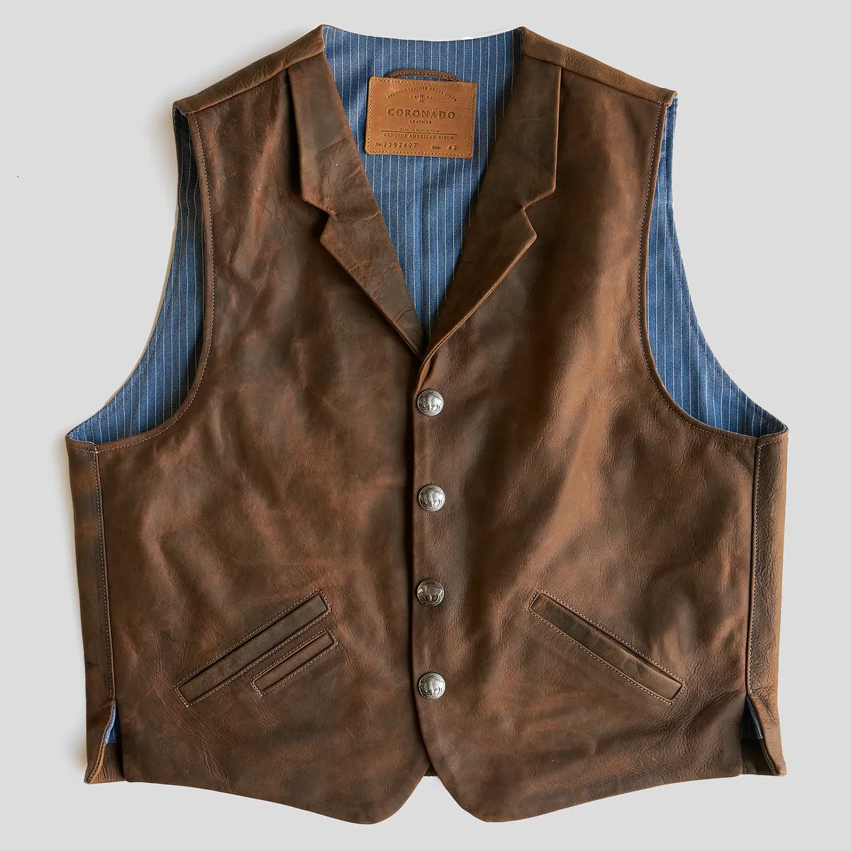 Indy Bison Lapel Vest No.29