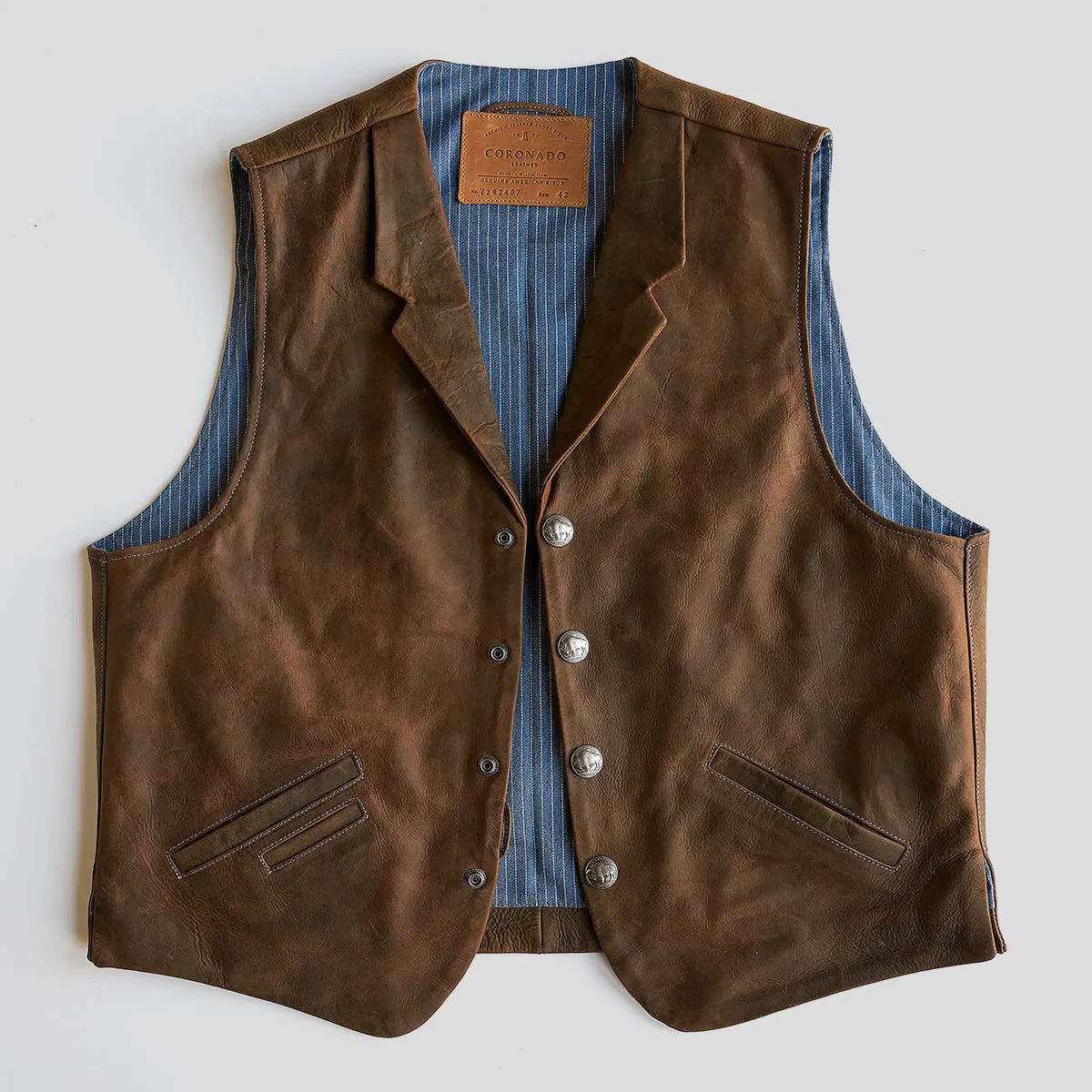 Indy Bison Lapel Vest No.29