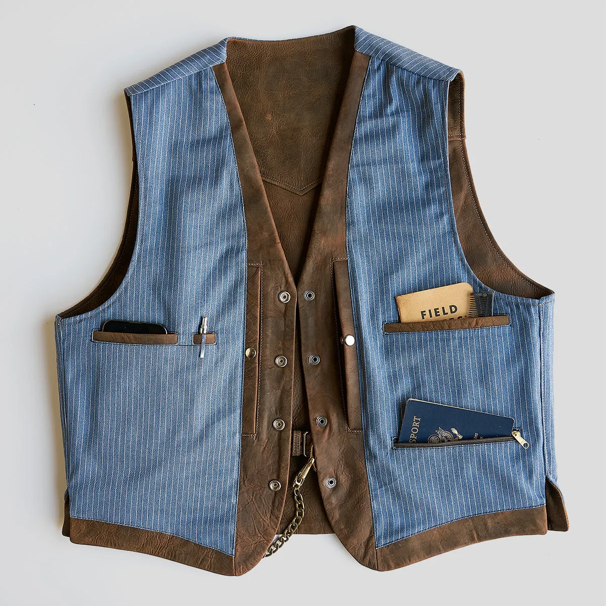 Indy Bison Lapel Vest No.29