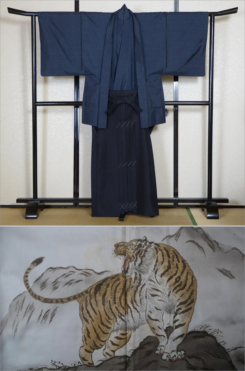 Jacket, kimono, hakama set / JKH #1-268