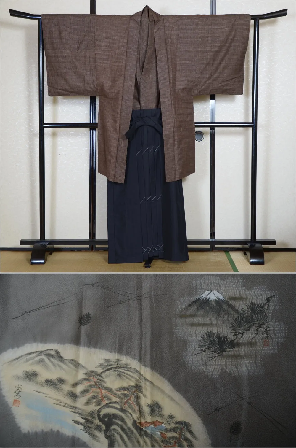 Jacket, kimono, hakama set / JKH #1-270