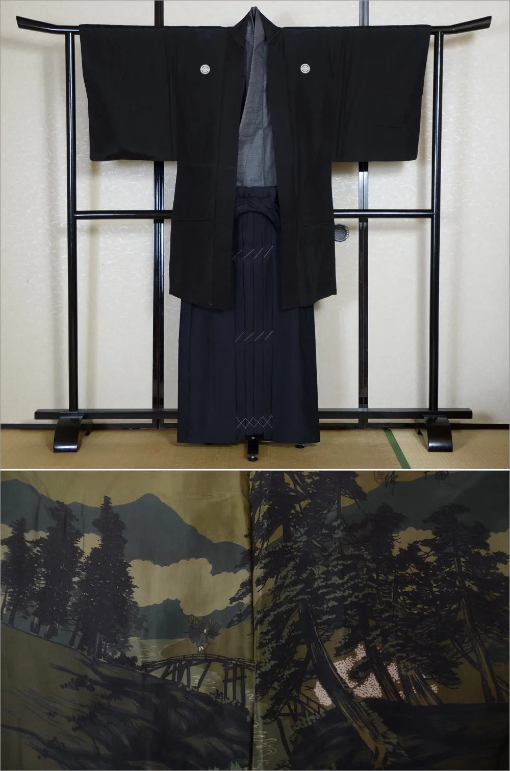 Jacket, kimono, hakama set / JKH #1-276