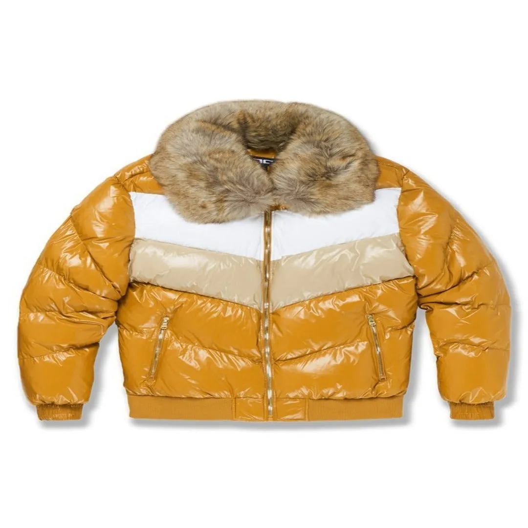 Jordan Craig NYLON COLOR BLOCK PUFFER JACKET Men’s - WHEAT