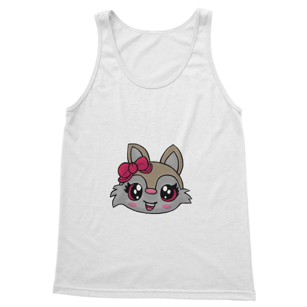 Kitty Face Classic Adult Vest Top