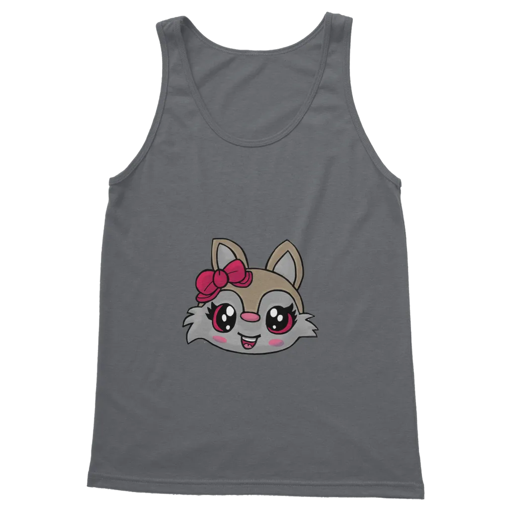 Kitty Face Classic Adult Vest Top