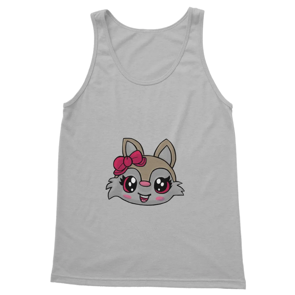 Kitty Face Classic Adult Vest Top