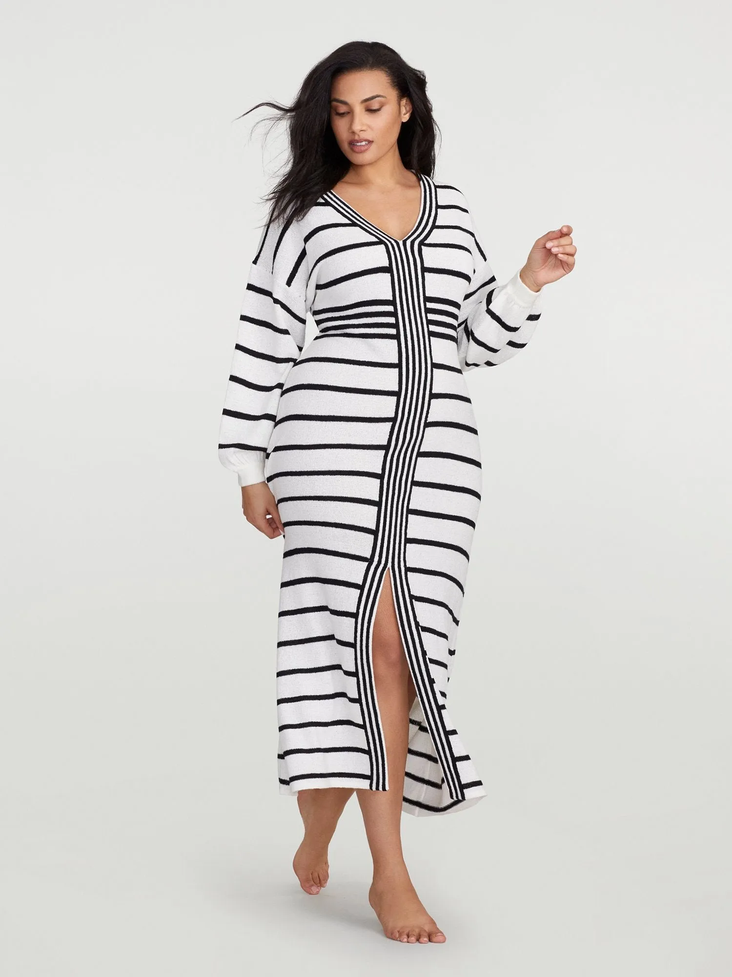 Laela Striped Knit Dress