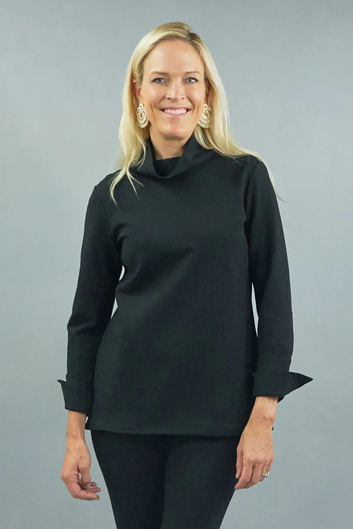 Lauren Tunic - Black Ponte