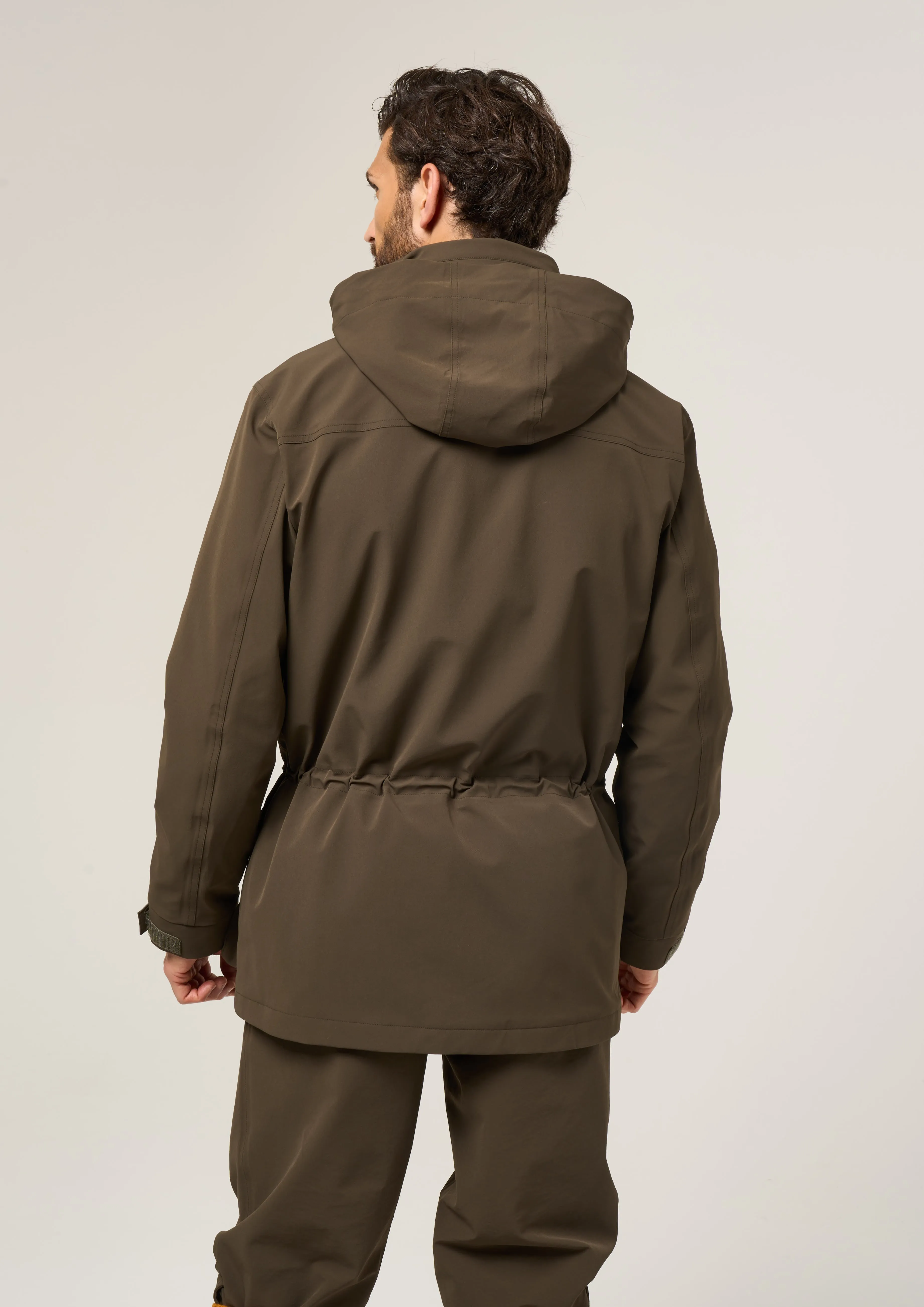 Lockwood Men's Shooting Coat In Olive - Shooting Fit