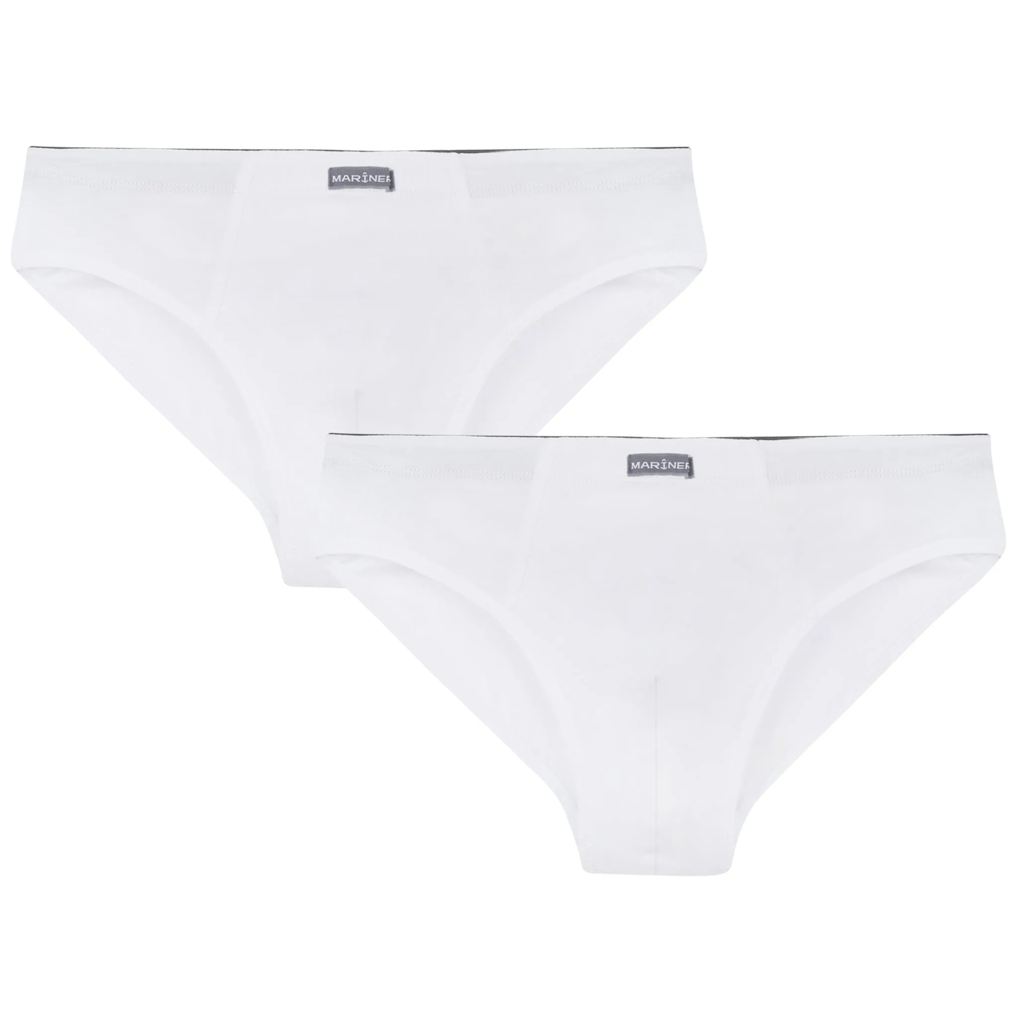 Lot de 2 slips Coton Stretch - Jean-Charles blanc 1500.2