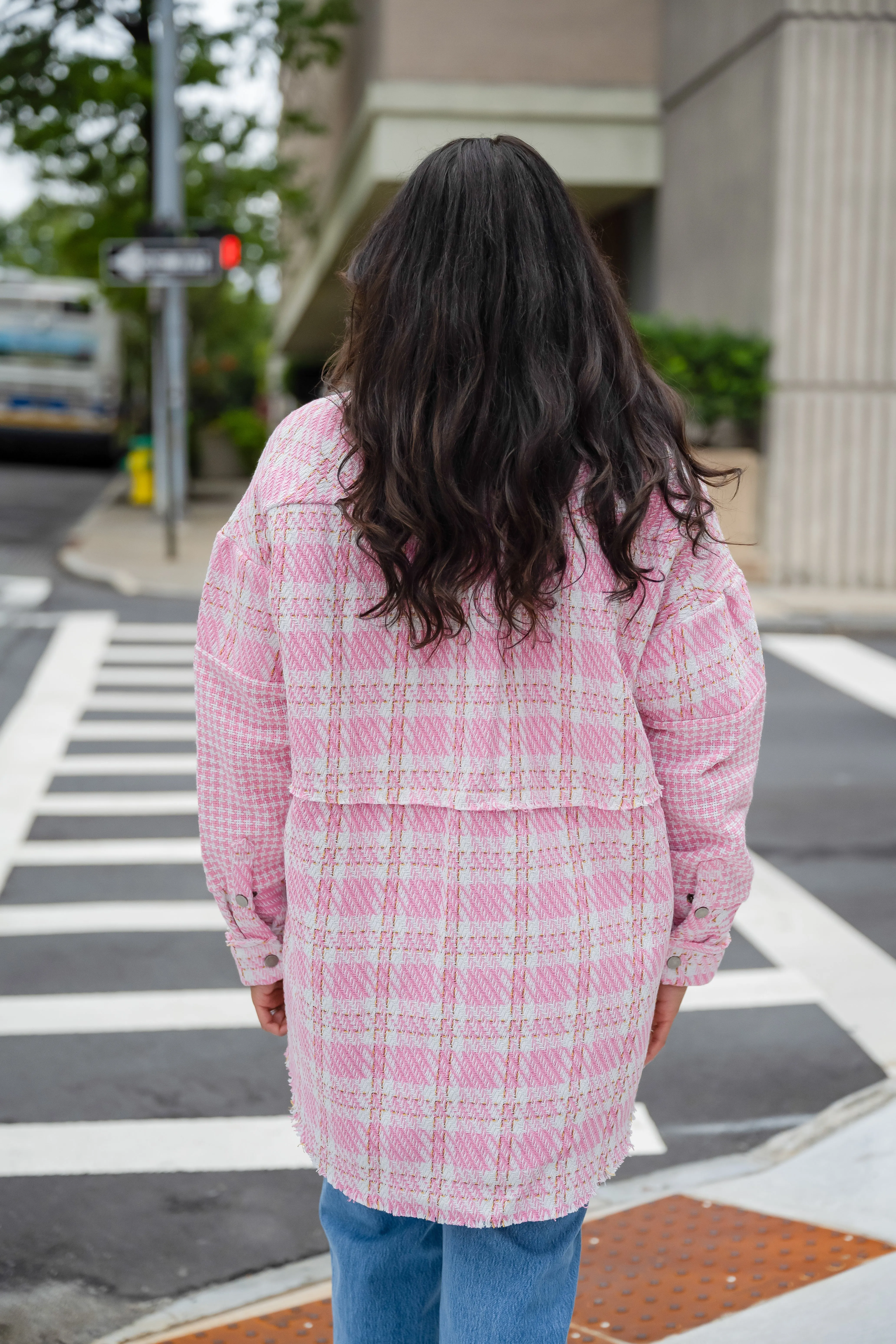 Lover Pink Tweed Jacket