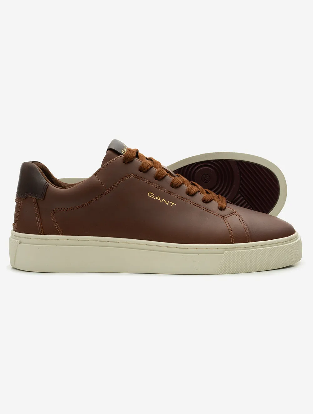 Mc Julien Leather Sneaker Cognac Dark Brown