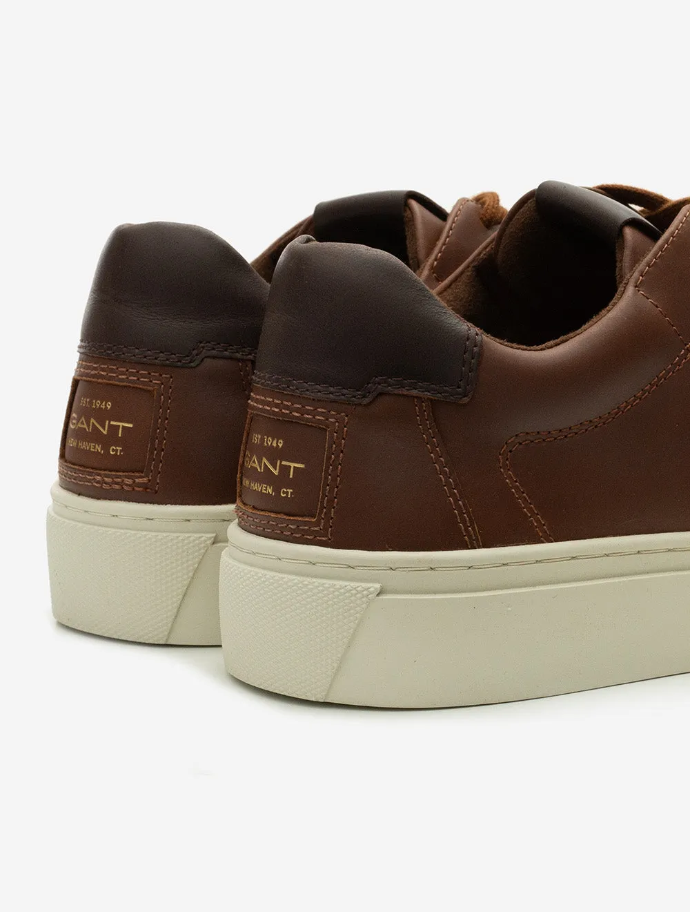 Mc Julien Leather Sneaker Cognac Dark Brown