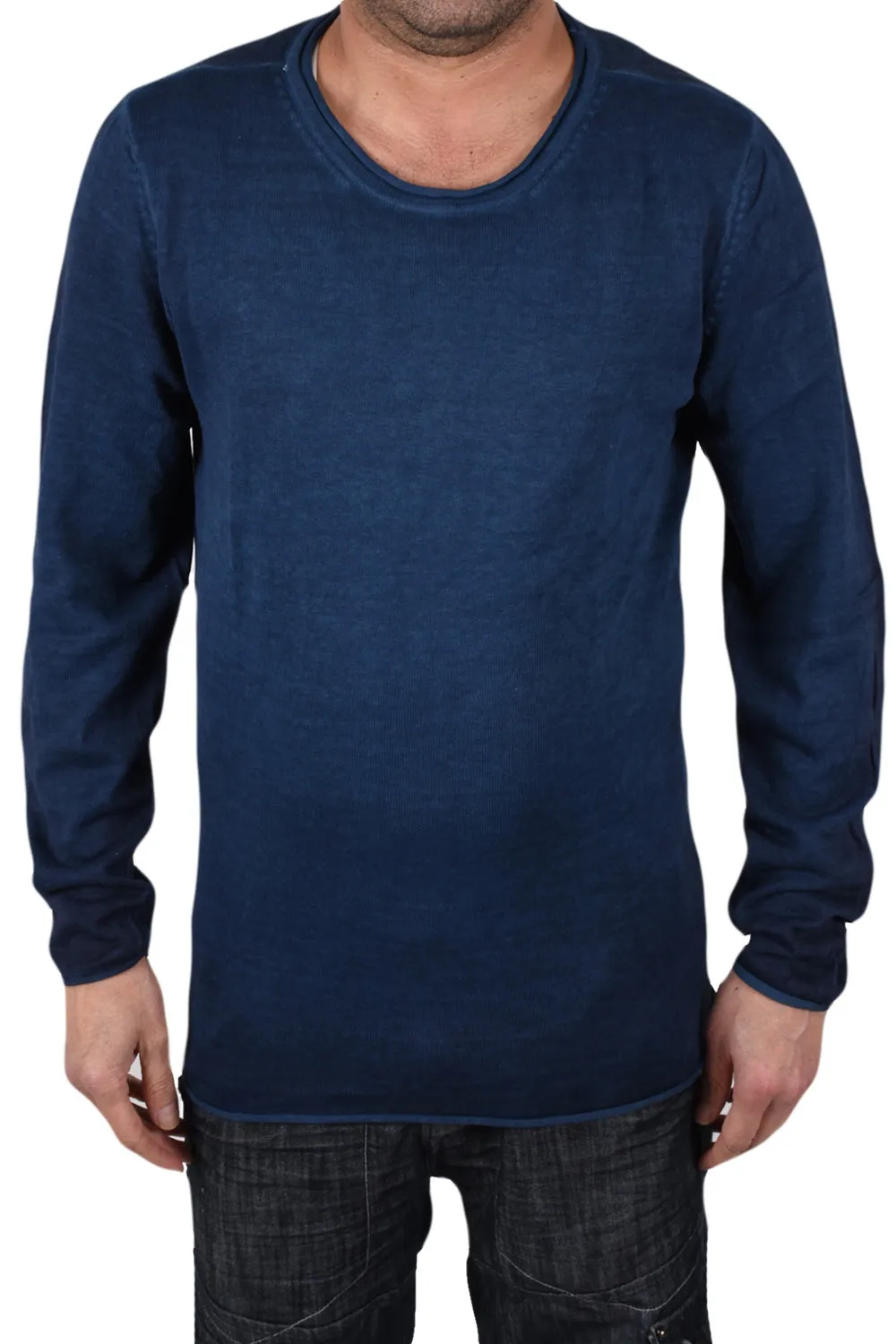 Mens Round Neck Jumper - S/M