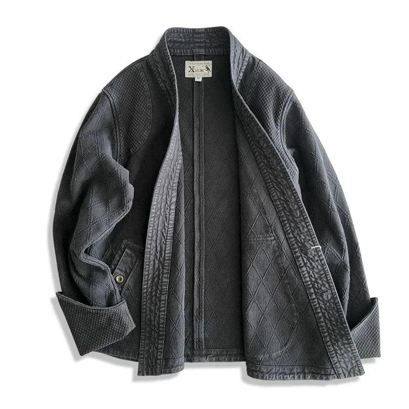 Men's Vintage Japanese Style Kimono Jacket - Elevate Your Outfit