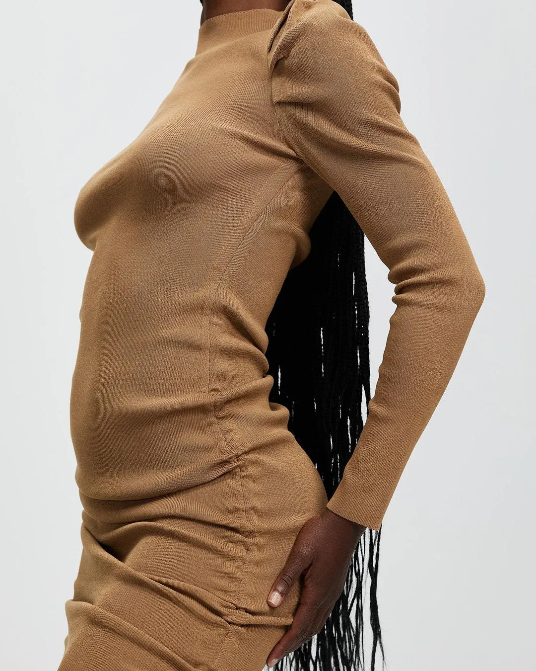 Mia bronze knit dress