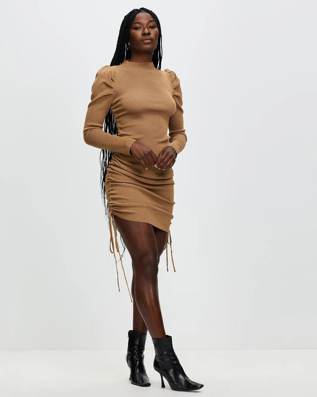 Mia bronze knit dress