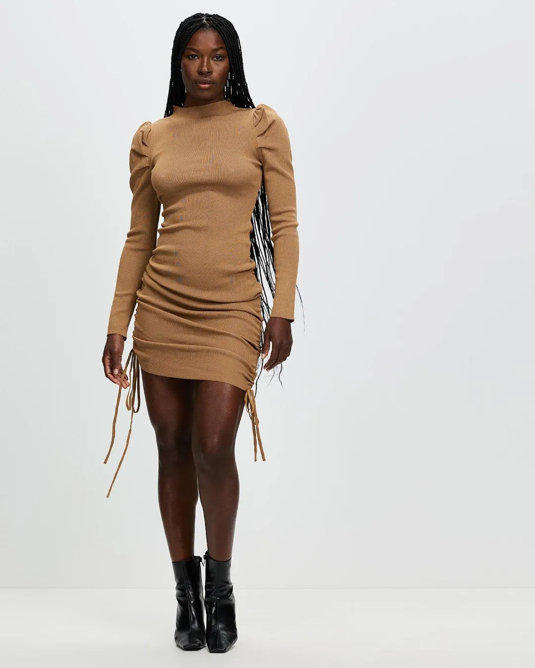 Mia bronze knit dress