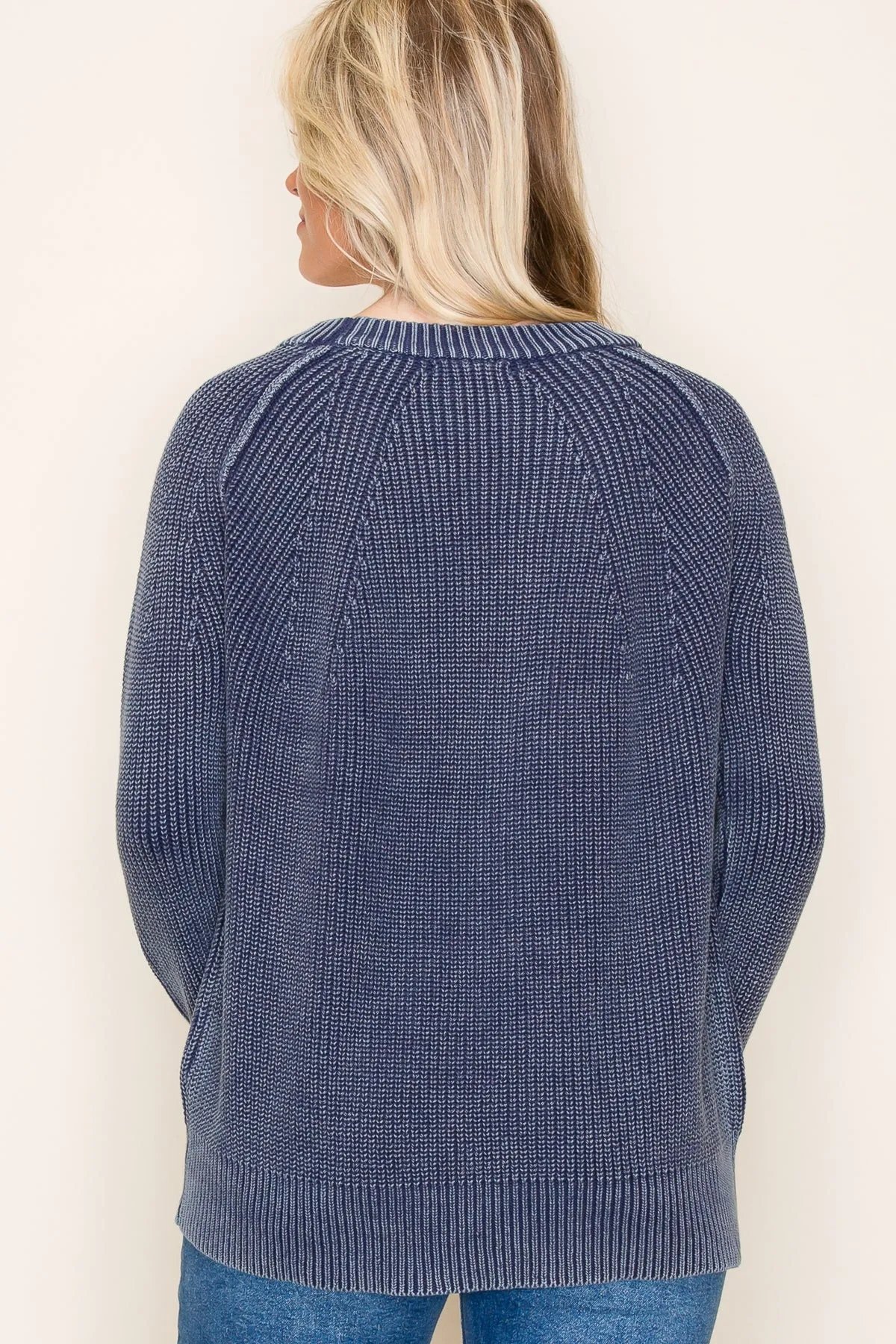 Mineral Crew Neck Knit Pullovers - 2 Colors!