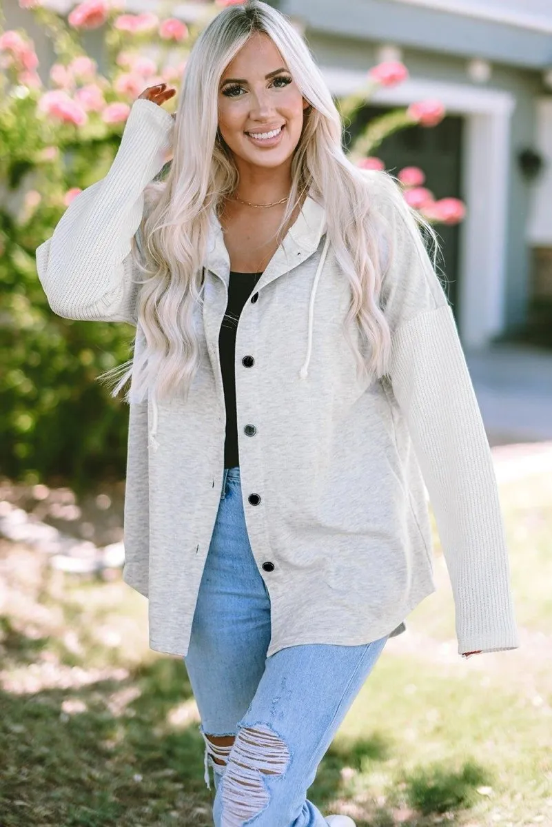 Molly Knitted Hooded Jacket