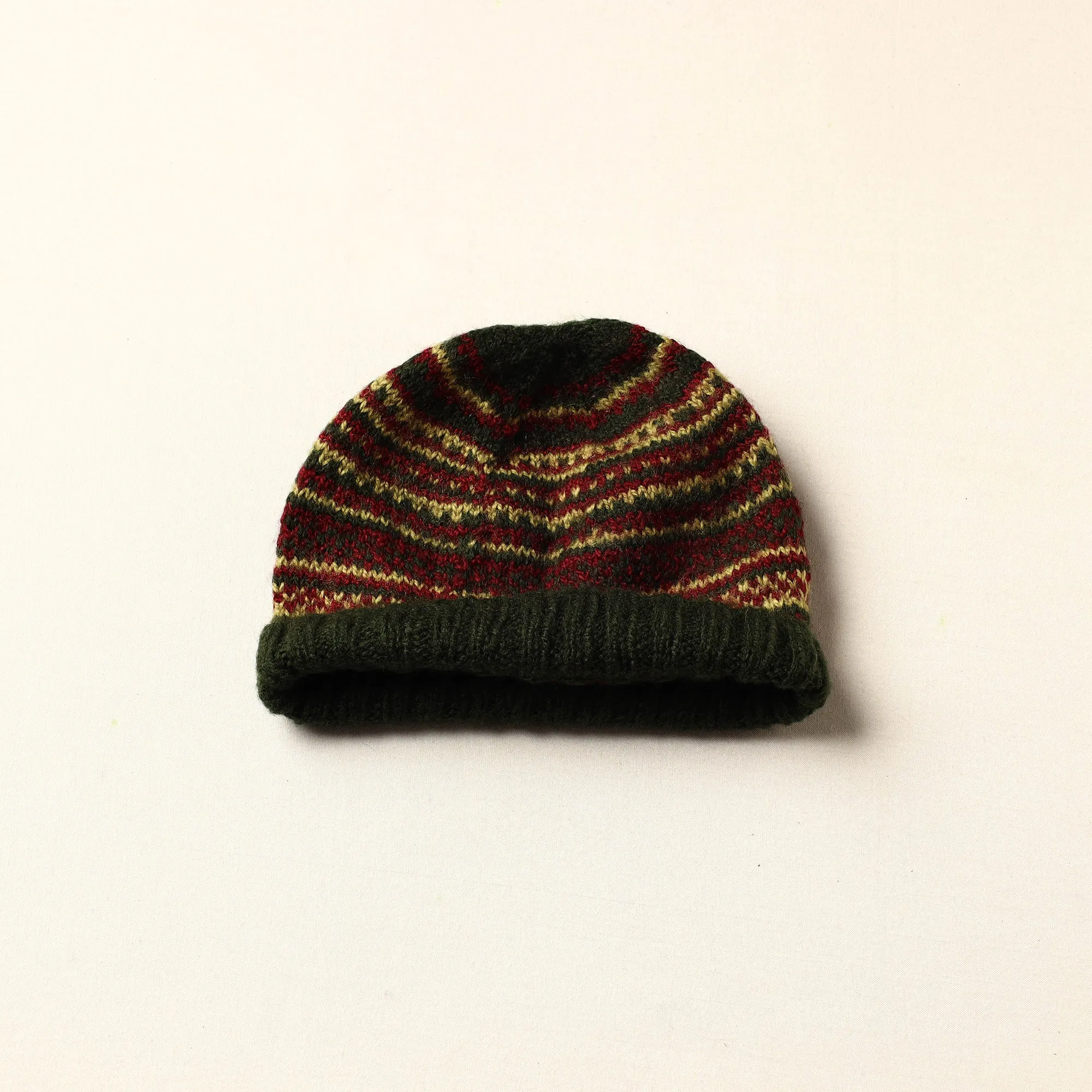 Multicolor - Kumaun Hand Knitted Woolen Cap