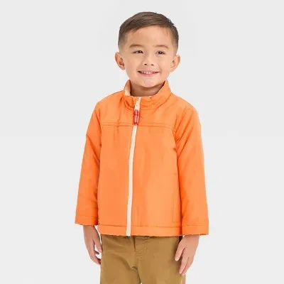 New - Cat & Jack Infant Kids Zip-Up Winter Puffer Windbreaker 3-In-1 Jacket