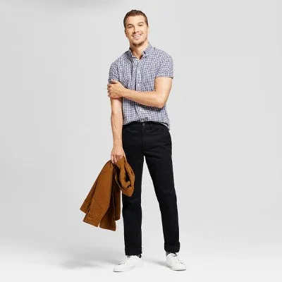 New - Goodfellow & Co Men's Mid Rise Straight Leg Slim Straight Chino Pants Stretch