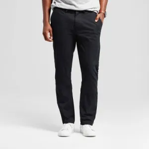 New - Men's Every Wear Athletic Fit Chino Pants - Goodfellow & Co Black 30x32