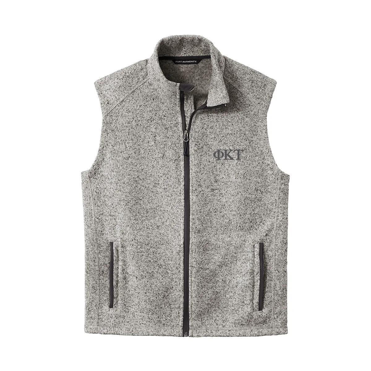 New! Phi Tau Heather Grey Vest