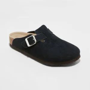 New - Women's Betsy Clog Mule Flats - Universal Thread Black 7.5