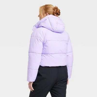 New - Women's Snowsport Puffer Jacket - All in Motion Lilac Purple XL