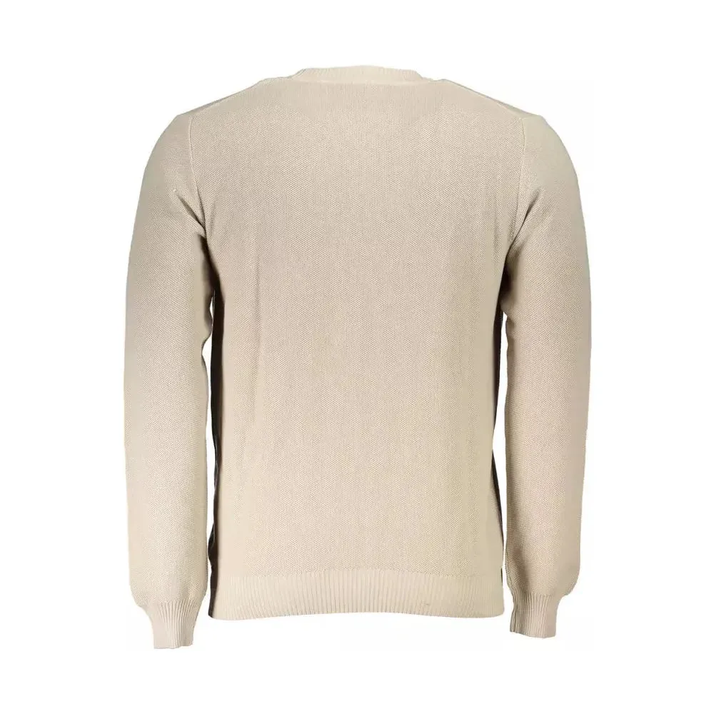 North Sails Beige Cotton Men Sweater