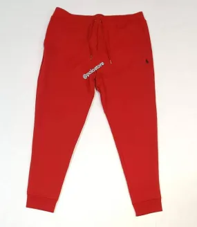 Nwt Polo Ralph Lauren Red Double Knit Pony Joggers