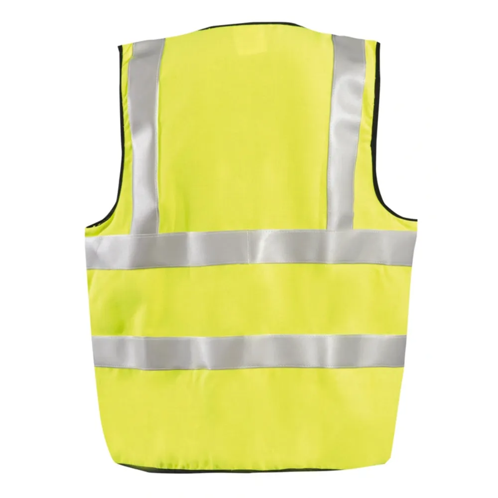 OccuNomix Type R Class 2 Premium Dual Stripe Solid FR Safety Vest - LUX-SSFG/FR